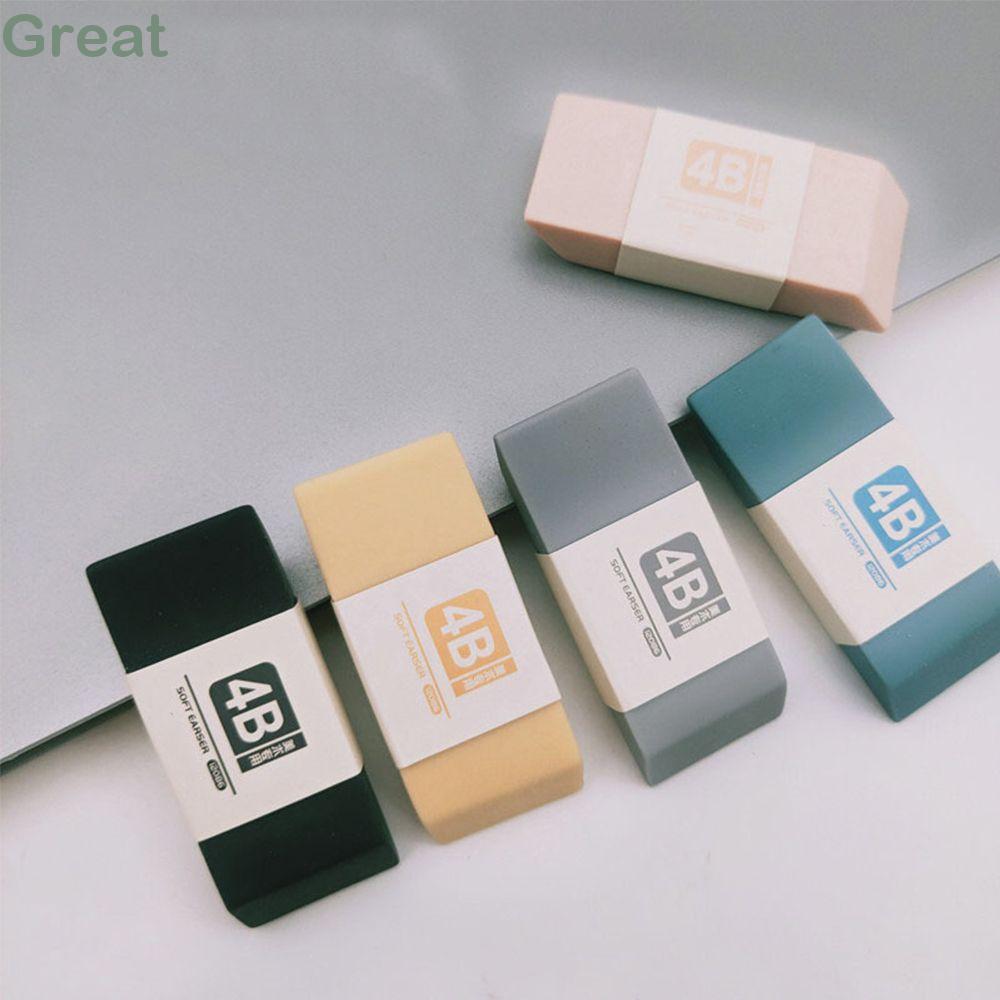 GREAT Eraser Soft Leave No Marks 4B Sketch Pencil Eraser