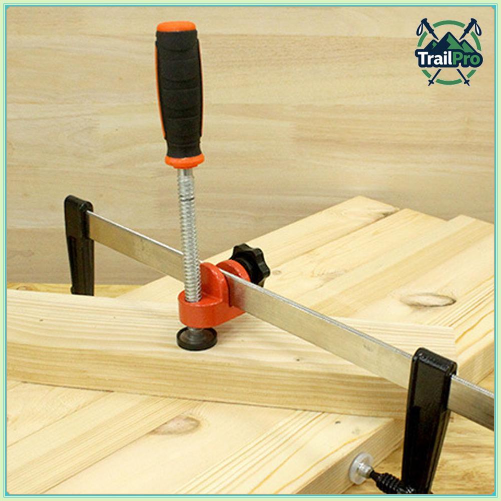 TrailPro Cryfokt Kẹp trục đơn đơn gỗ có tay cầm chống trượt Cao su thoải mái Cố định nhanh F cho phô