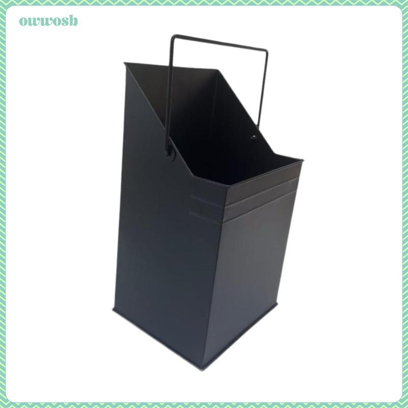 Dụng Cụ Lò Sưởi Xô Kim Loại Cho Lò Sưởi Gỗ Bỏng Bếp Chịu Nhiệt Hộp Đựng Chắc Chắn Thiết Thực Lò Sưởi