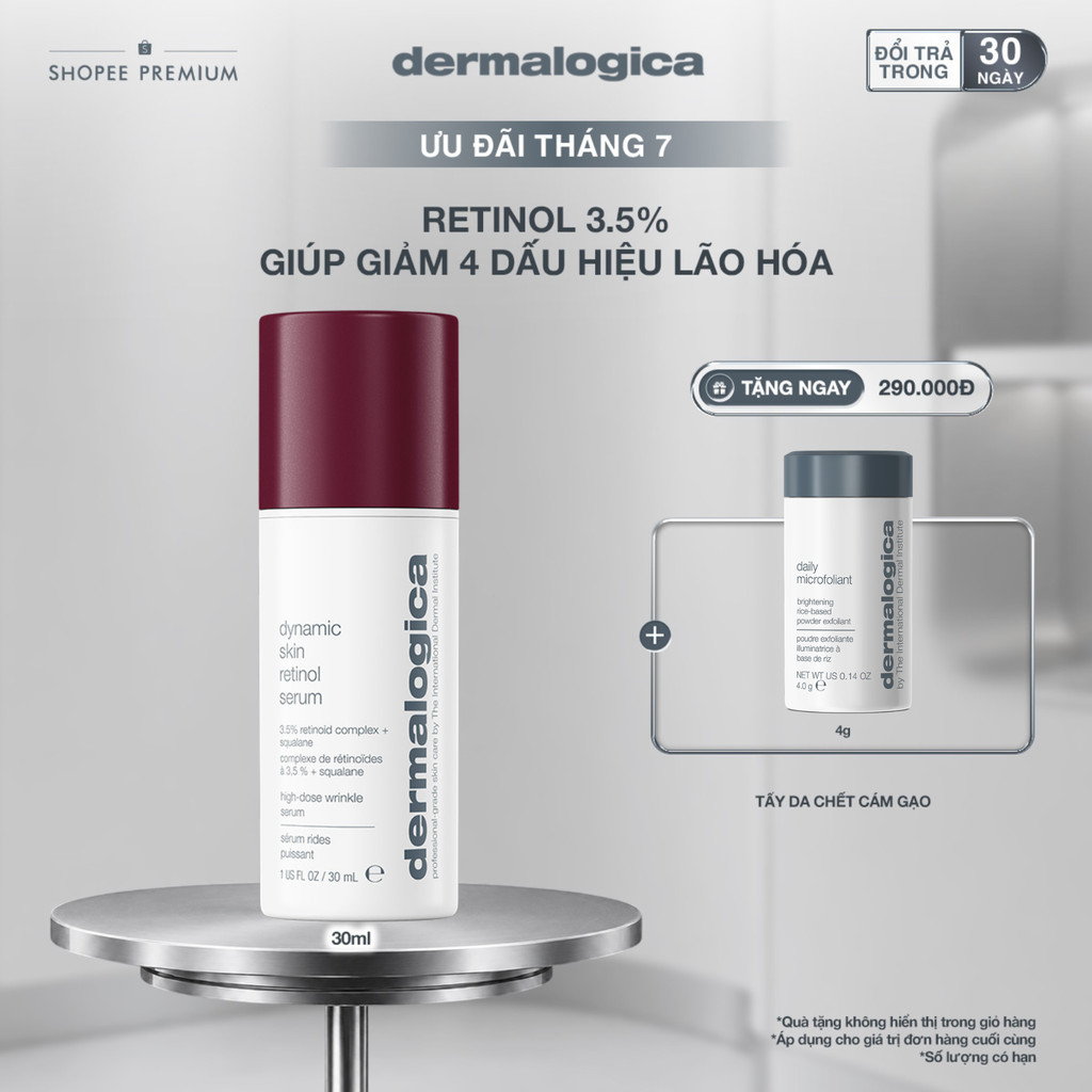 Huyết thanh trẻ hoá làn da Dermalogica Dynamic Skin Retinol Serum 30ml