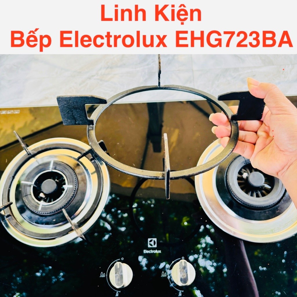 Linh kiện Bếp gas âm Electrolux EHG723BA Trưng bày Mới 99% - Tháo rã bếp - Gia Dụng Long Phát