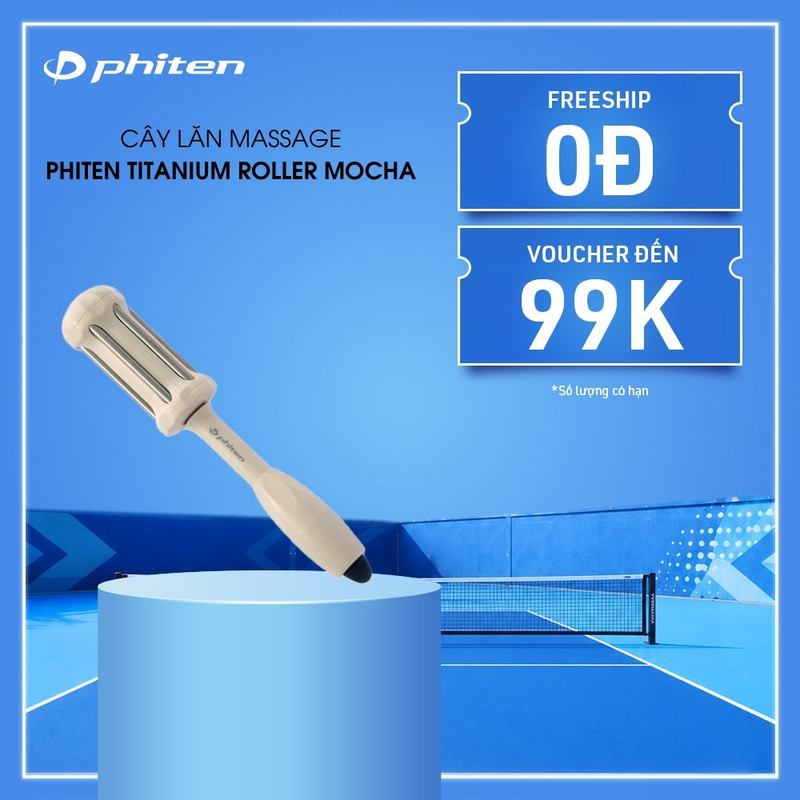 Cây Lăn Phiten Titan Mocha - Phiten Titan Roller Mocha