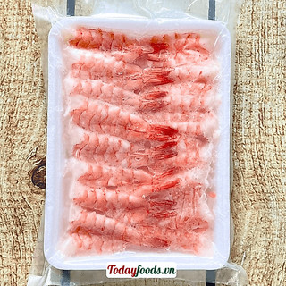 Tôm Sushi / Ebi Sushi (hấp sẵn) size 2L / 4L (30 con/khay) [Đông Lạnh] [Rã đông ăn liền]