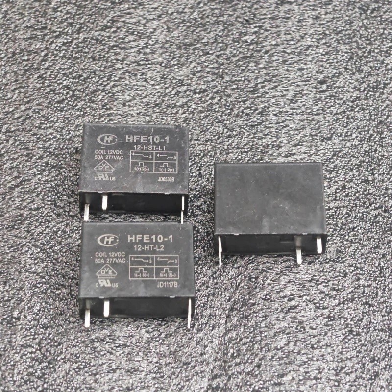 1 Chiếc Rơle Giữ Từ Tính Cuộn Dây Đôi Có Công Tắc Bằng Tay 50A HFE10-2-1-12 24-HT -ZT-L2 chip Còn Hà