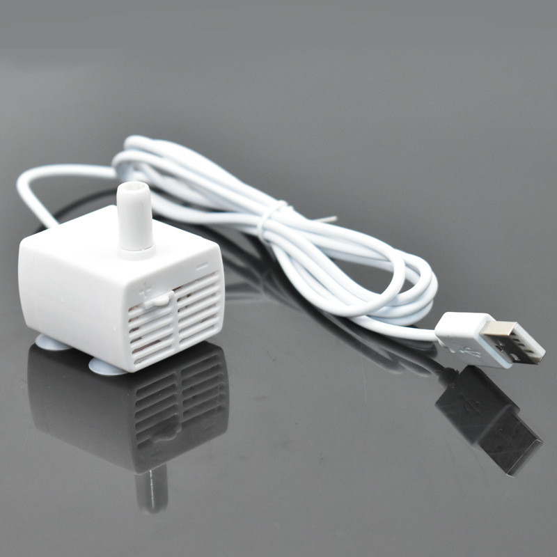 Thú Cưng Uống Đài Phun Nước Để Bàn Trang Trí Nước Phong Thủy Bóng Nhỏ DC Máy Bơm Nước DC5V USB-1020 