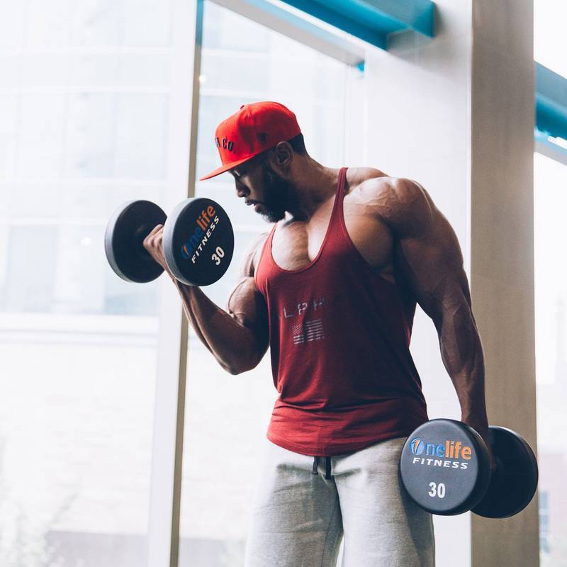Summer Stretch Sports Vest Men's Gym Wait Lifting Muscle-Showing Loose Hurdle Base Sweat-Absorbent S