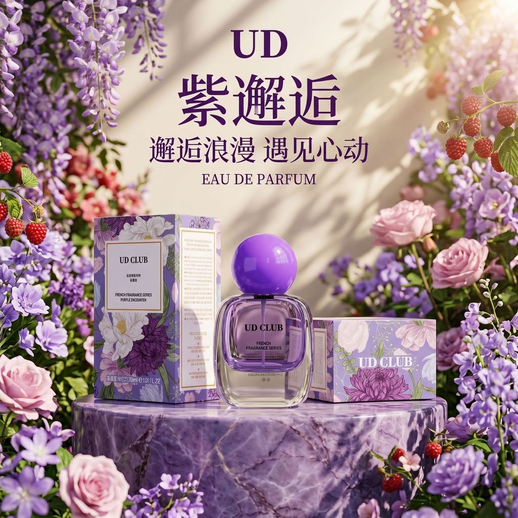 UD CLUB Pink Encounter Purple Encounter Nước hoa Nữ quyến rũ quyến rũ hoa trái cây Hương thơm nhẹ nh