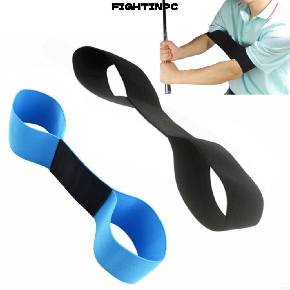 FIGHTINPC Golf Swing Trainer Aid, Thay thế thoáng khí Golf Swing Correcting, Di động có thể điều chỉ