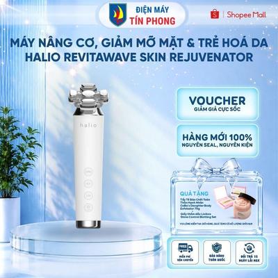 Máy nâng cơ, giảm mỡ mặt & trẻ hoá da kết hợp ánh sáng sinh học Halio RevitaWave Skin Rejuvenator