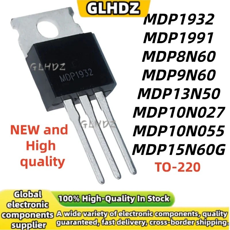 5 Chiếc MDP1932 MDP11991 MDP8N60 MDP9N60 MDP13N50 MDP10N027 MDP10N055 MDP15N60G TO-220 hàng hóa giao
