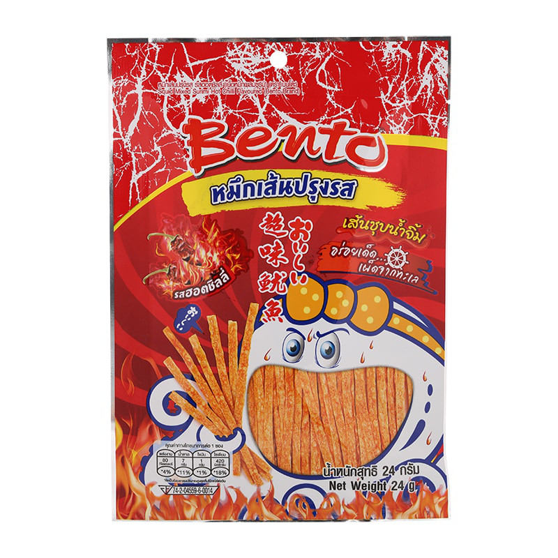 Snack mực Bento vị ớt 24g - 03252