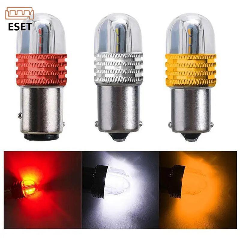 MỚI 1156 1157 Đèn hậu xe máy LED Nhấp nháy BA15d Đèn phanh HH