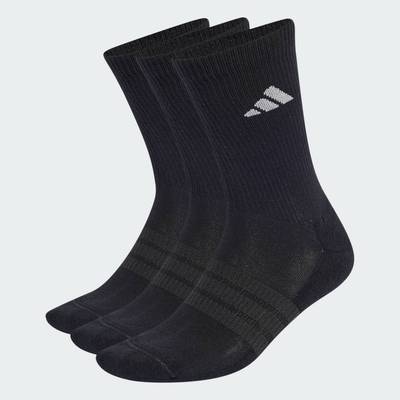 adidas Phong cách sống BỘ 3 ĐÔI TẤT CỔ TRUNG LÓT ĐỆM SPORTSWEAR Unisex Đen KR7119