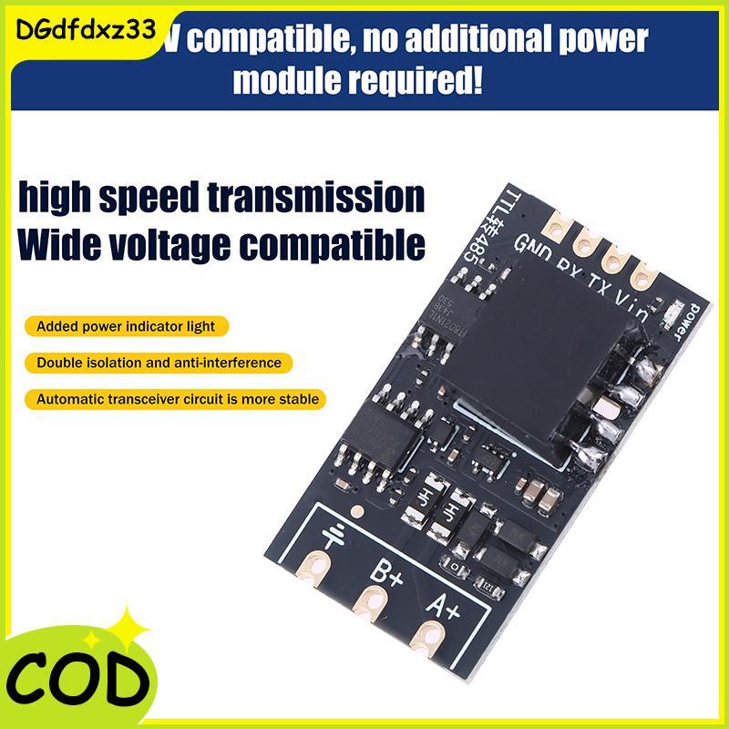 [DZ2] 1 / 2 Cái Mô-đun bảng cấp TTL sang RS485 cách ly nối tiếp tự động đảo ngược tốc độ cao 2Mbps C