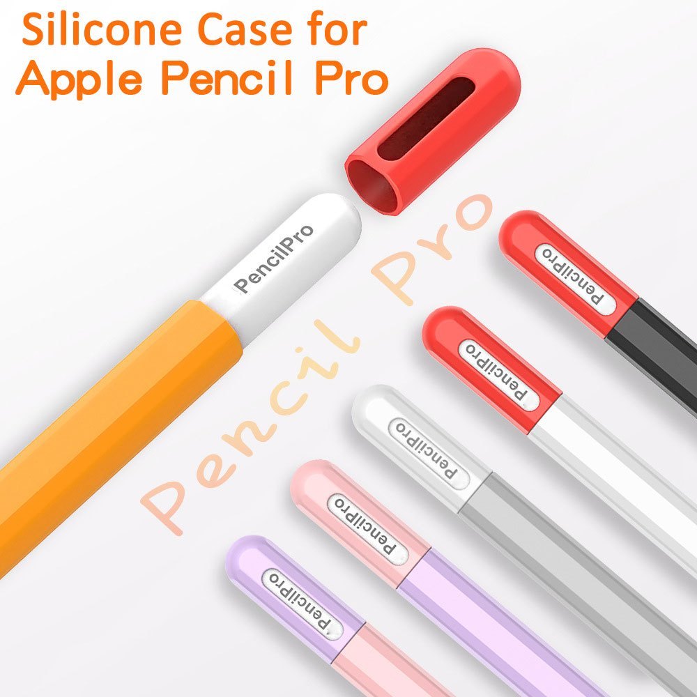 Ốp Bảo Vệ Cho Apple Pencil Pro Chống Trầy Xước Silicon Mềm Stylus Bút Dành Cho Apple Pencil Tablet T