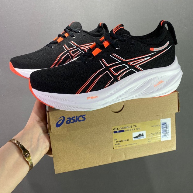 As-Gel-Nimbus 26 Giày Chạy Bộ Nam Nữ Gel-Nimbus 25 Giày Thể Thao Đệm Nhẹ