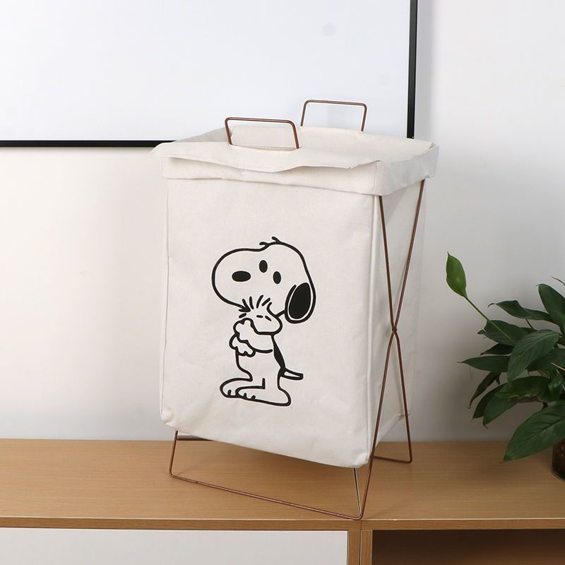 New Product#Waterproof cotton-linen Japanese-style simple laundry basket, dirty clothes hamper, clot