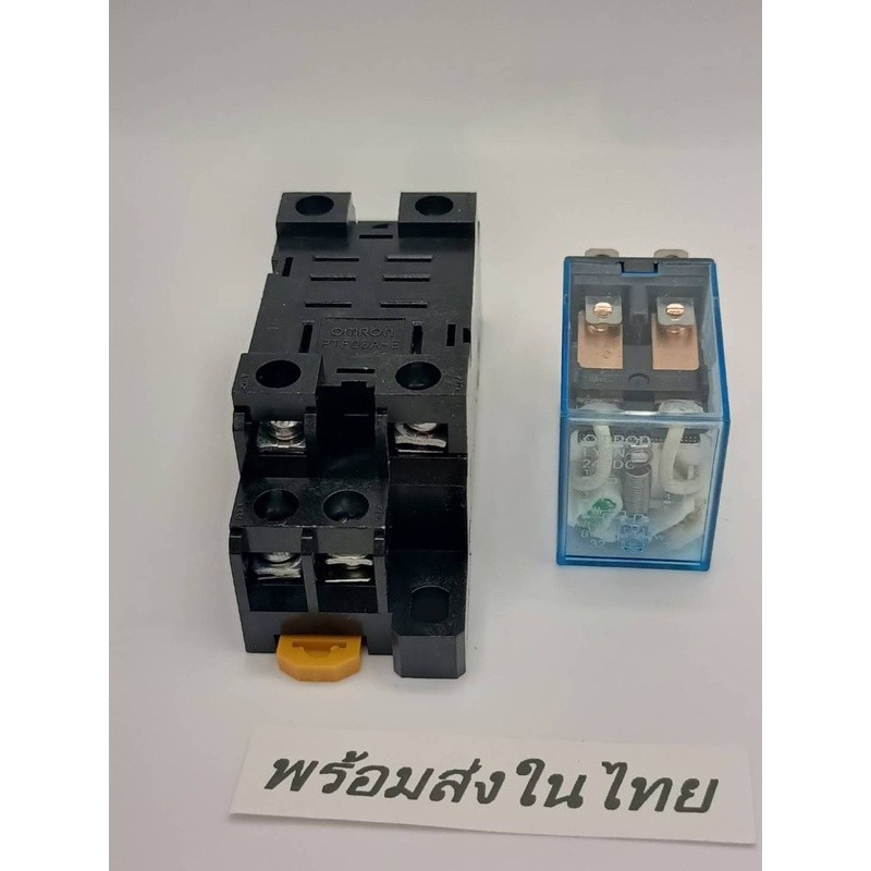 LY2N-J RELAY 10A 12VDC 12VAC 24VDC 24VAC 110VAC 220VAC PTF-08A (Ổ cắm)