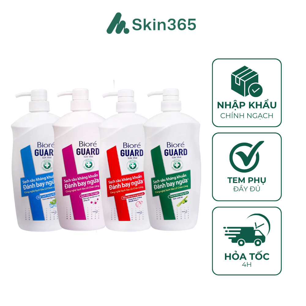 Sữa Tắm Biore Guard Sạch Sâu Kháng Khuẩn 800g