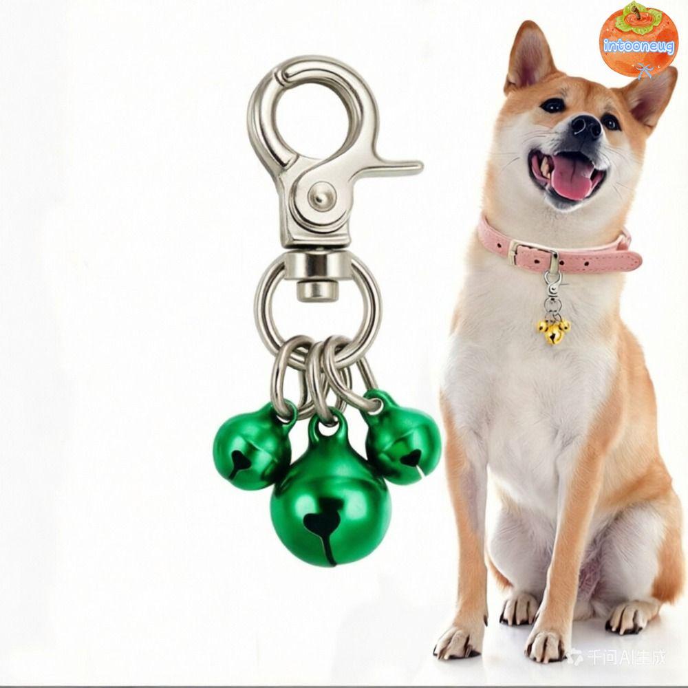 Chuông cổ chó INTOO, Chuông Jingle Bell Pet Mặt dây chuyền Bell, Di động Âm thanh lớn Kim loại Snap 