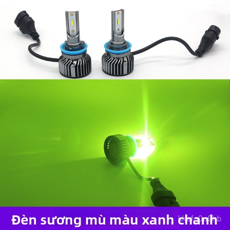 Bóng đèn LED pha/sương mù ánh sáng vàng chanh,êu sáng chân H1 H4 H7 H3