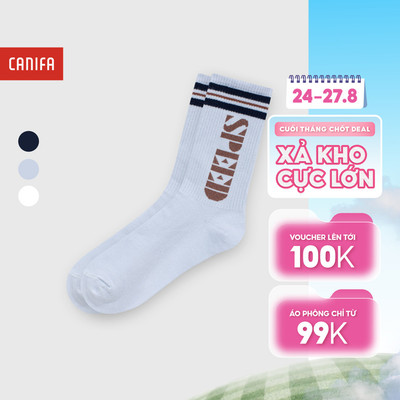 Tất cổ Cao Nữ | Cotton | AntiBac CANIFA 6AK25C001