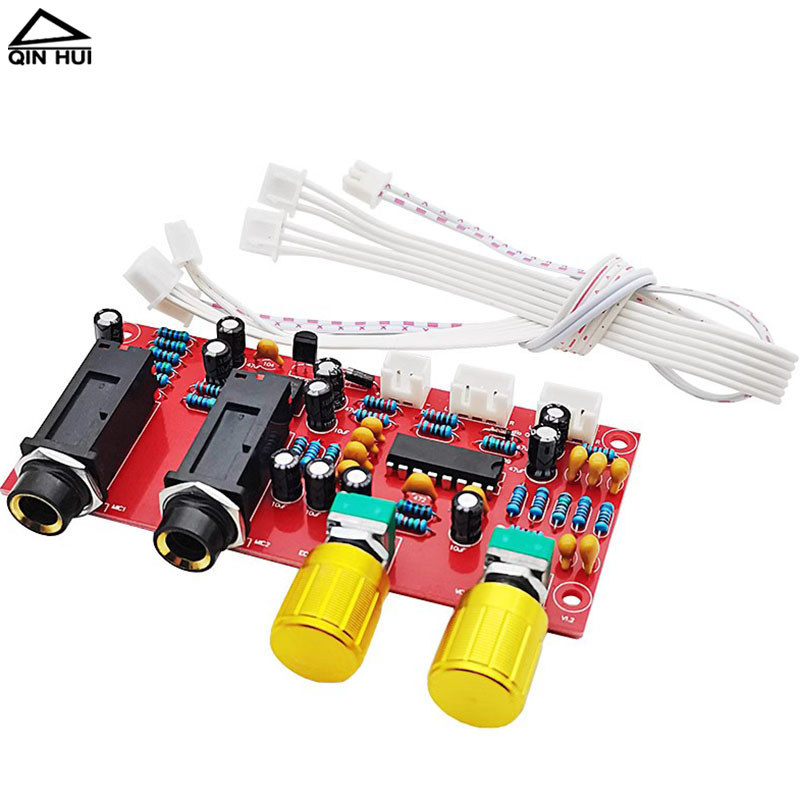 Micro Micro Micro Khuếch Đại Âm Thanh Mô Đun DIY Kỹ Thuật Số Echo KTV Karaoke Reverberation Ban Với 