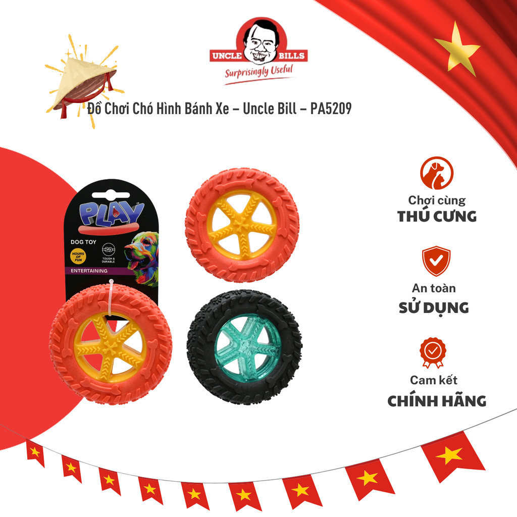 Đồ Chơi Chó Hình Bánh Xe – Uncle Bill – PA5209
