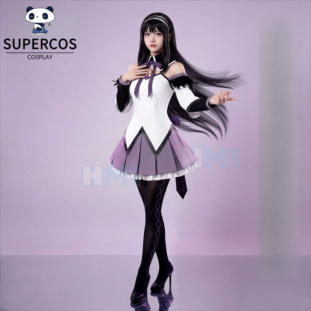 Madoka Movie Walpurgisnacht: Rising Akemi Homura Cosplay Đồng Phục Bộ Trang Phục Cho Lễ Hội Hallowee