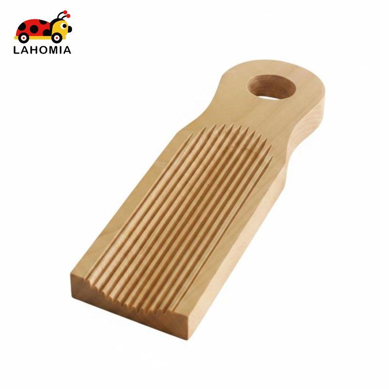 Gnocchi Board Gỗ Nguyên Chất Ridged Pasta Board Dụng Cụ Nấu Ăn Dễ Dàng Cầm Lâu Dài