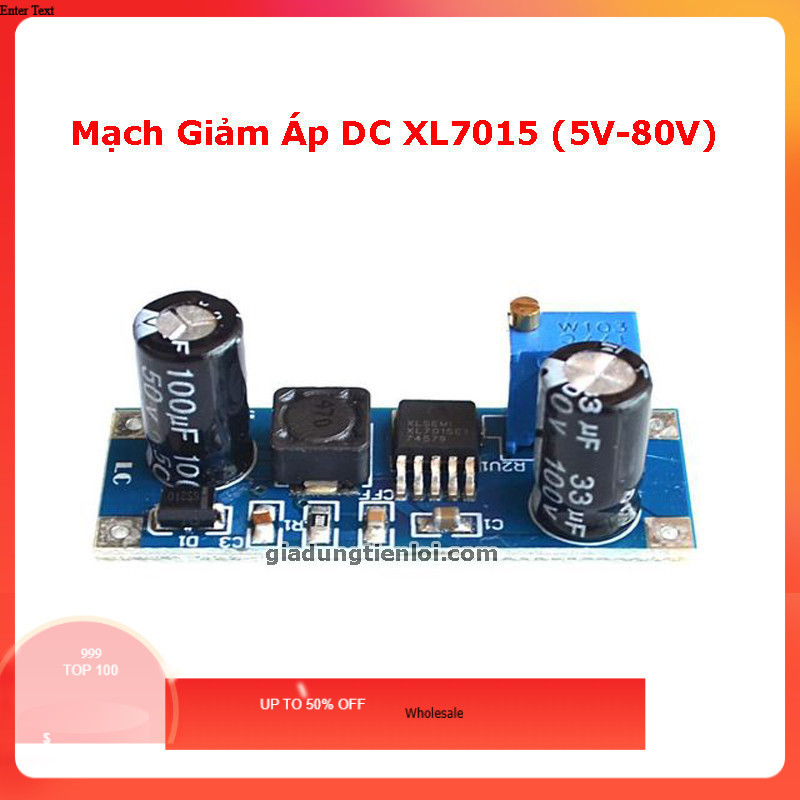 066 Mạch Hạ Áp XL7015 , Giảm Áp LM2596 (3V-46V) XL7015 (5V-80V) dòng điện DC