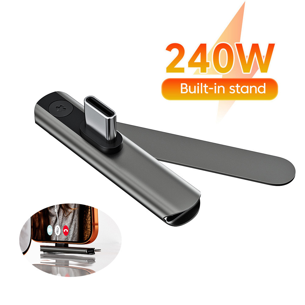 Bộ chuyển đổi USB C sang Type C Elough 240W với bộ chuyển đổi sạc nhanh xoay 360 độ