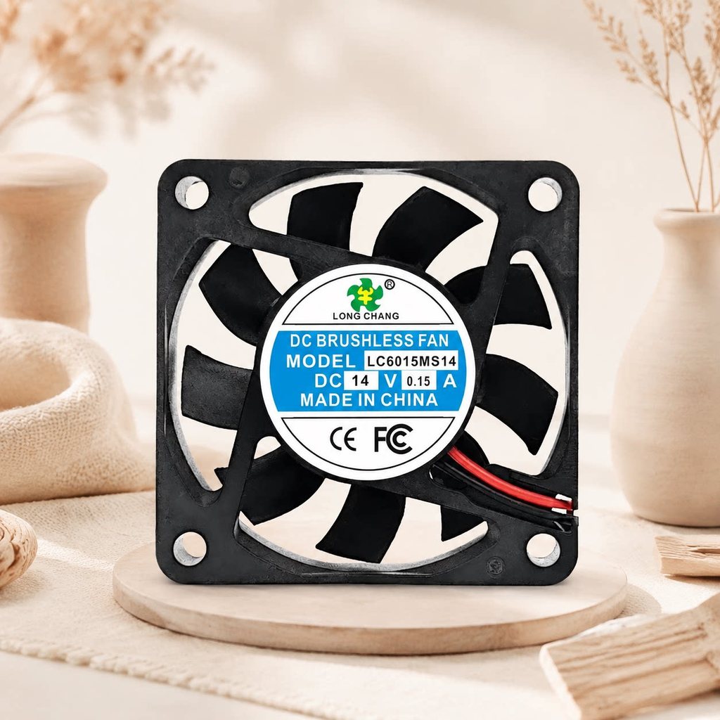 QUẠT KHÔNG DÂY DC LC6015MS14 14V 0,15A 6015 6CM 2