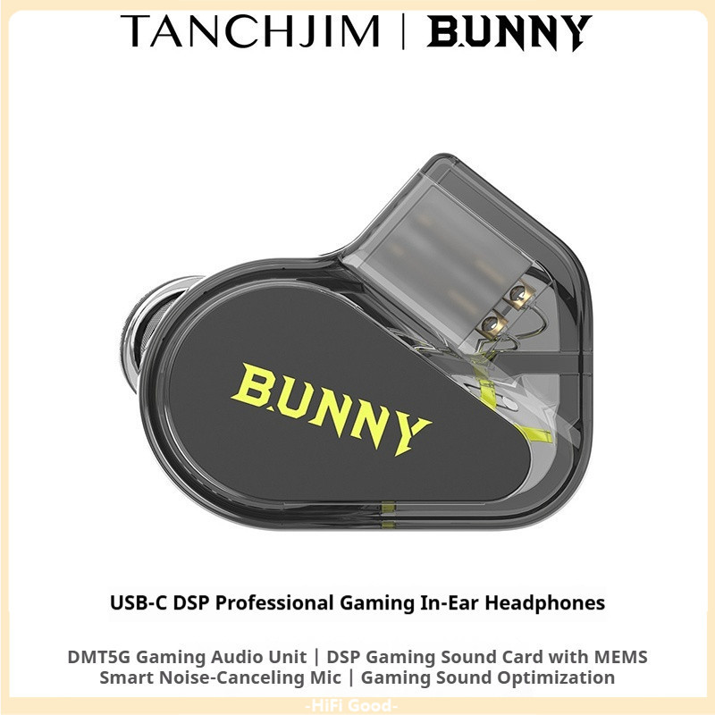 Mới TANCHJIM BUNNY G In Ear Tai Nghe DMT 5 Ultra Có Mic Type-C Tai Nghe Có Dây Cho Điện Thoại PC Gam