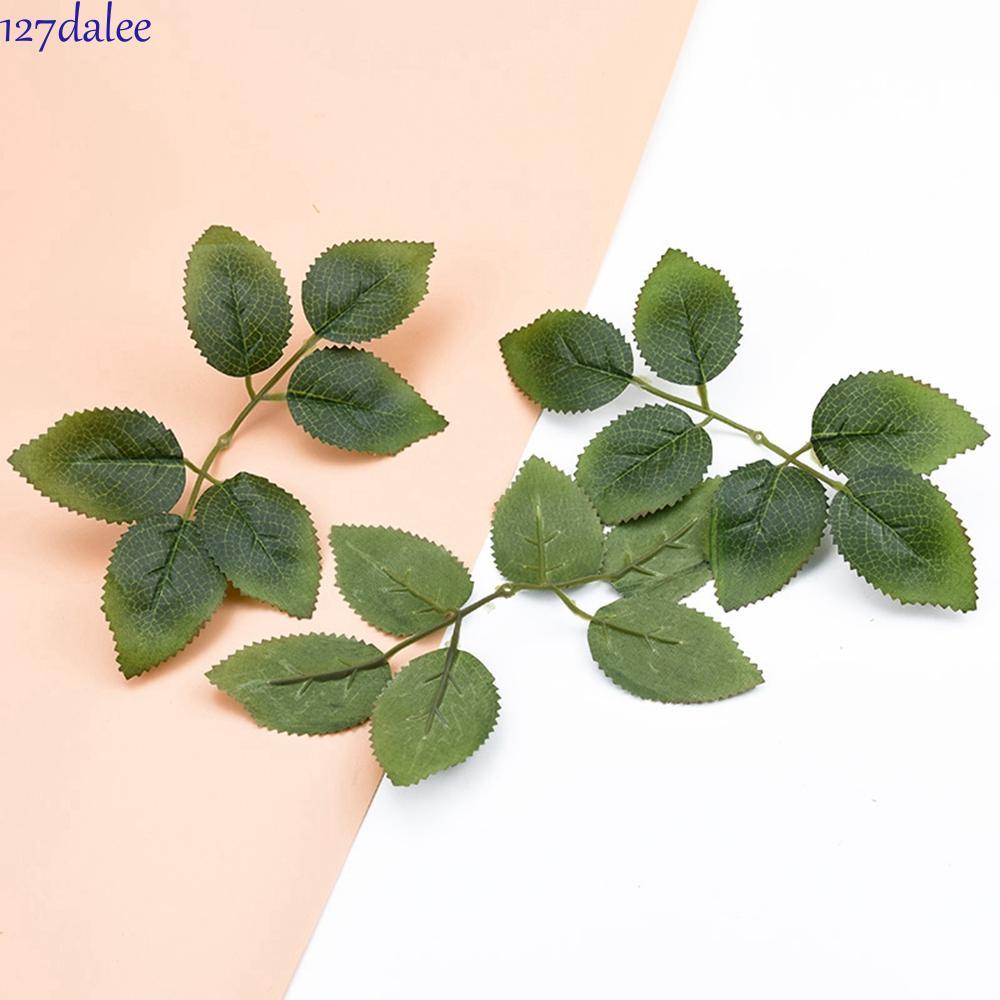 DALEE Vòng hoa lá xanh Hoa Giáng sinh Cây giả