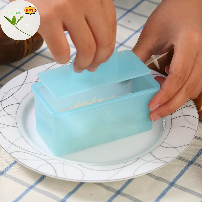 Maud No Sti Musubi Maker Press With Small Rice Paddle, Bộ dụng cụ làm Sushi Onigiri Mold Luncheon Me