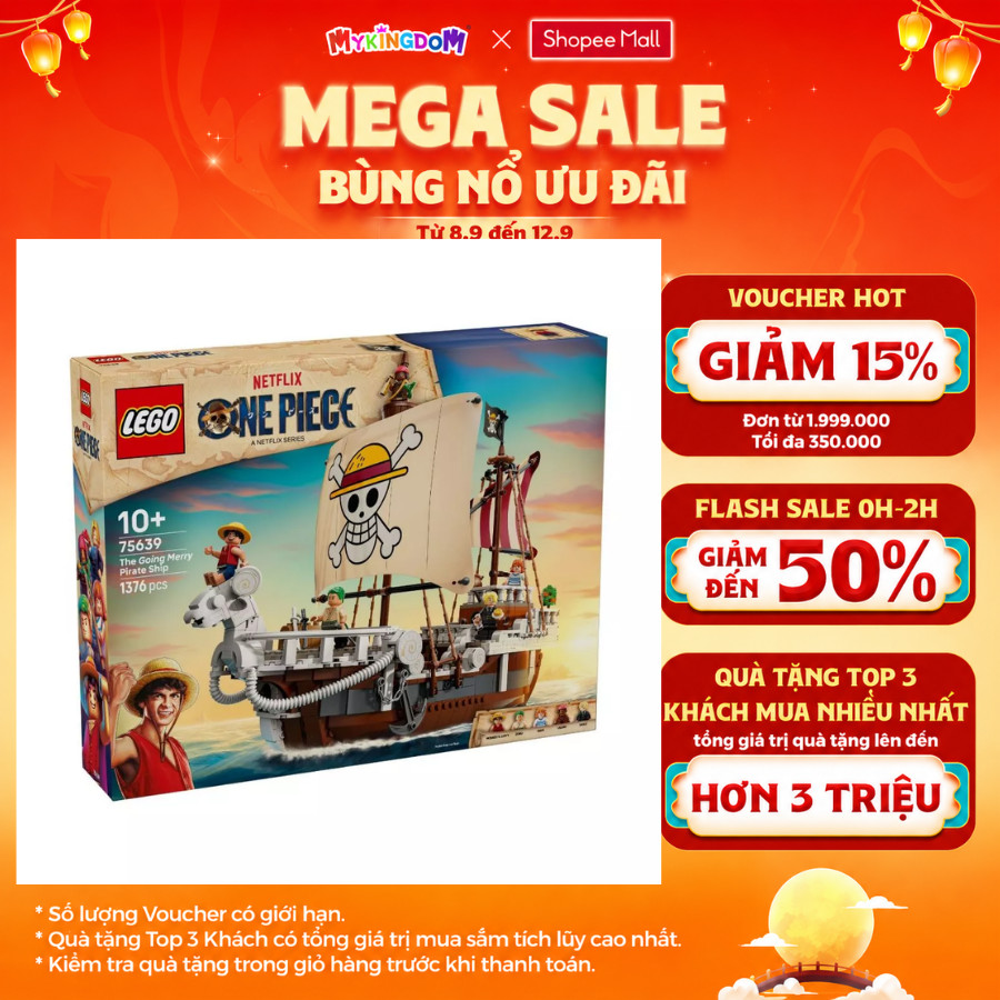 Đồ Chơi Lắp Ráp Con Tàu Going Merry LEGO ONE PIECE 75639 (1376 Chi Tiết)