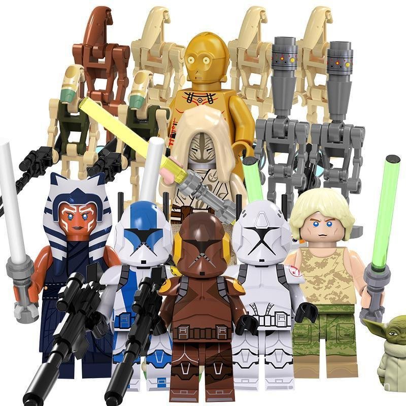 Lắp ráp bb8 Jackie A tv6105 Clone Kamuman 06 Zo Star Wars Đồ chơi tương thích Người lính