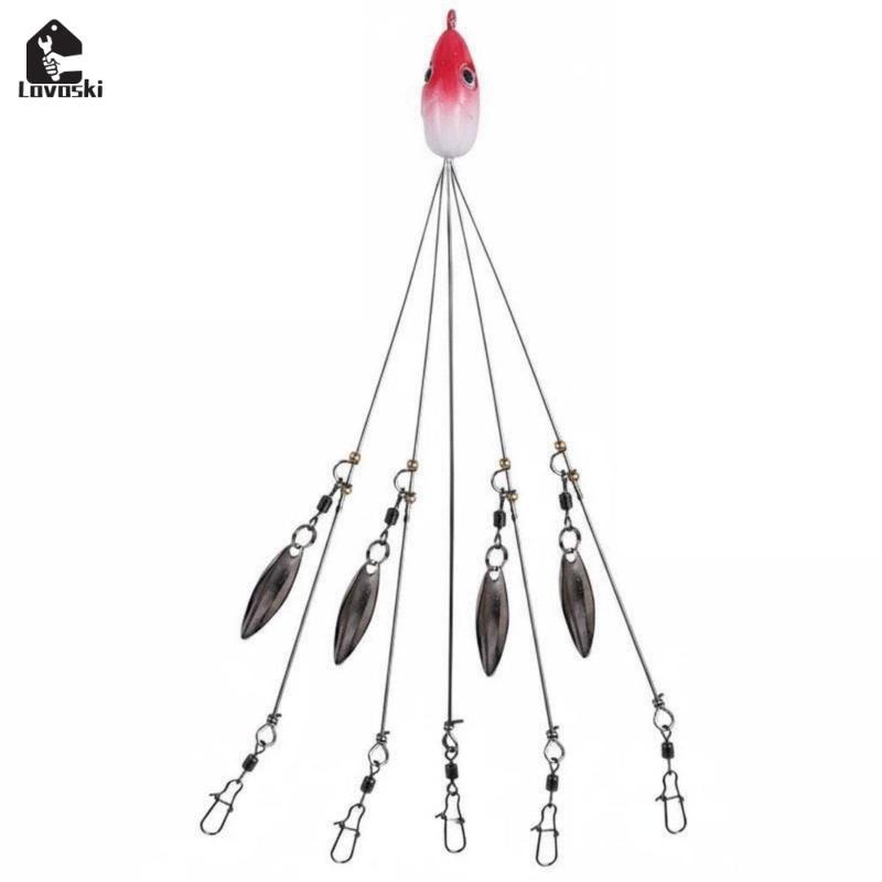 Máy khoan ô nước ngọt và nước mặn Alabama Rig Soft Swimbait Thực tế
