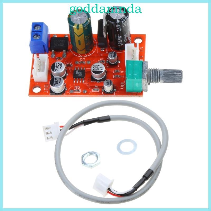 Bảng khuếch đại tín hiệu tiền khuếch đại GODD DC 8V-24V AD828 Có điện áp OP-AMP AD828