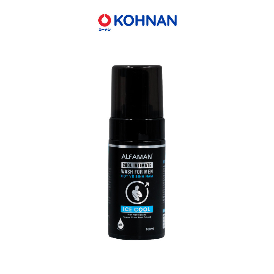Bọt Vệ Sinh Nam Giới ALFAMAN Intimate Wash Man In Black