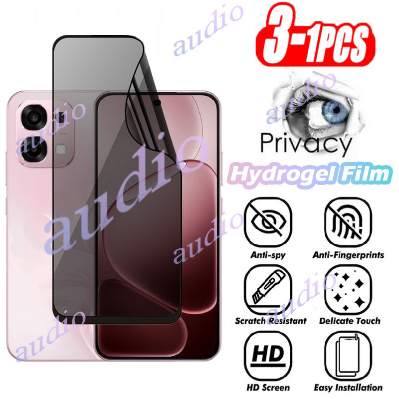 OPPO A6 Pro 5G 3 Phim Hydrogel Chống Gián Điệp Cho Oppo A6 Pro A6Pro A6x 4G 5G 2025 Bảo Vệ Toàn Diện