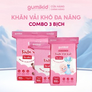  KHĂN VẢI KHÔ ĐA NĂNG DÀNH CHO MẸ VÀ BÉ GUMI 300 600  900g 