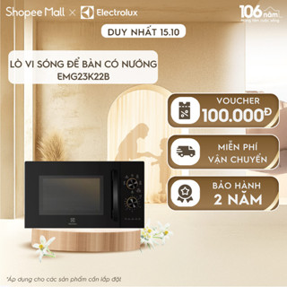 Lò vi sóng để bàn tích hợp nướng đối lưu Electrolux 23L UltimateTaste 300-EMG23K22B