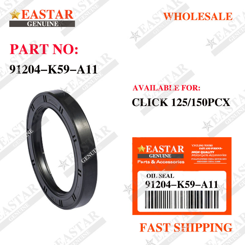Phụ tùng xe máy DẦU SEAL 34X52X7 CLICK 125 / 150PCX 91204-K59-A11