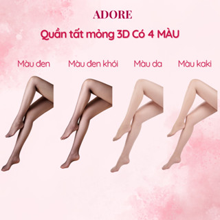  Quần Tất 3D Adore S1002 Lụa Cao Cấp Trong Suốt Tàng Hình Siêu Thật Chân 