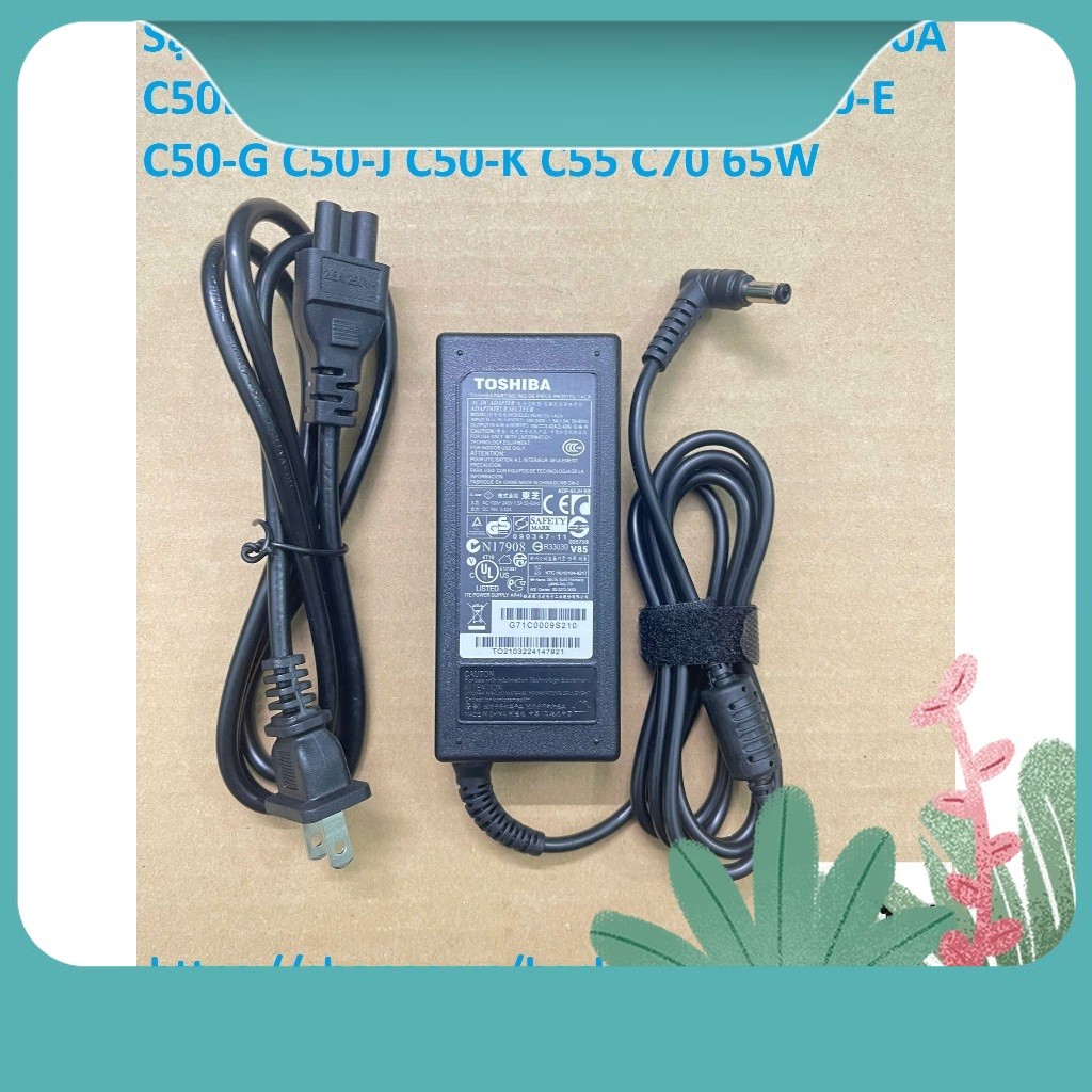 ⚡️[Sạc zin new 100%] ⚡️ Sạc  Toshiba Satellite C50 C50A C50D C50T L10-B C50-B L50-B C50-E C50-G C50-