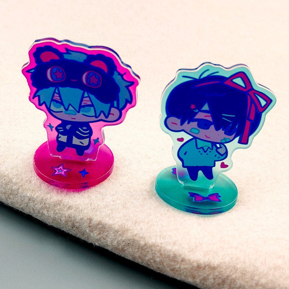Anime ALIEN STAGE IVAN TILL Cosplay Acrylic Figure Stand Kawaii Standing Plate Ornament Accessories 