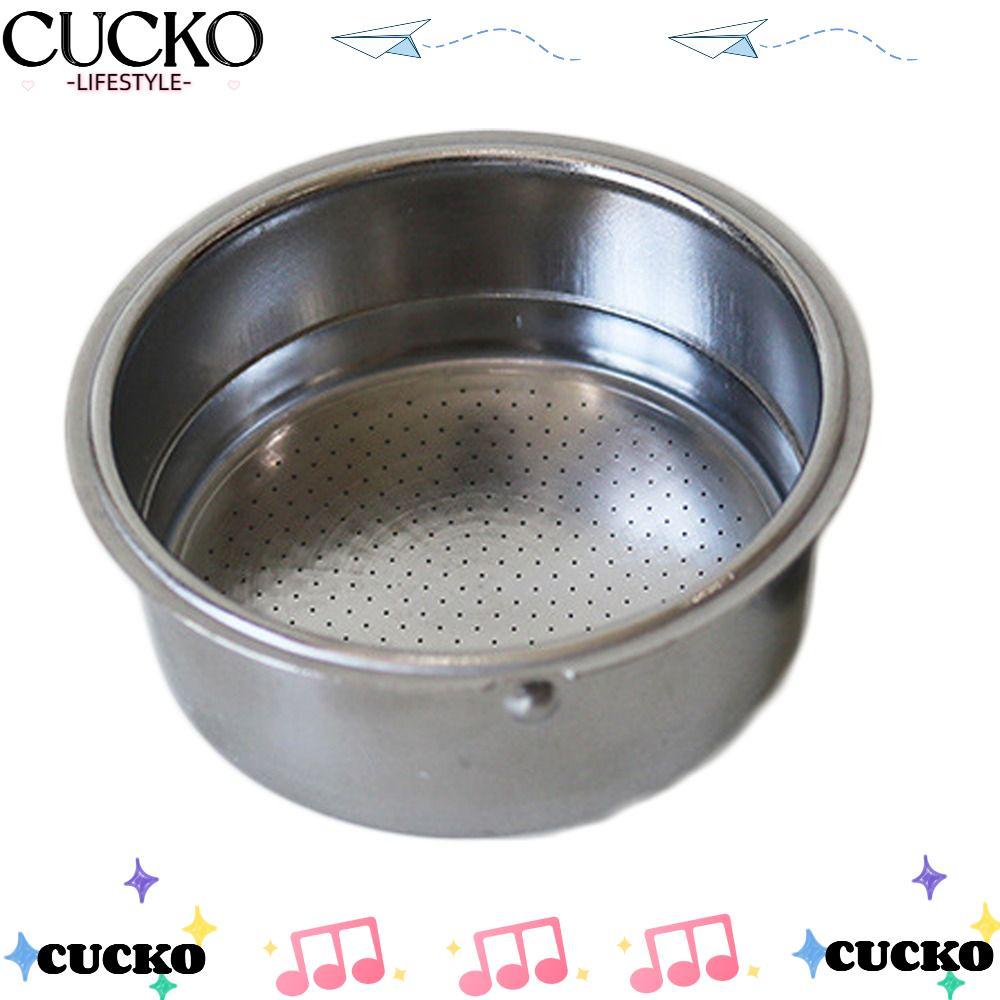 Espresso CUCKO|Bộ lọc cà phê bằng thép không gỉ hai lớp bằng thép không gỉ, cà phê Portafilter|Cốc đ