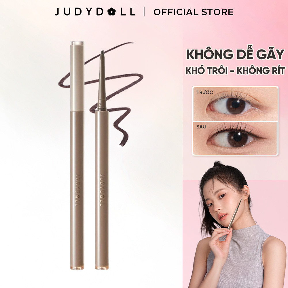  Chì kẻ mắt JUDYDOLL 0.055g Dạng Gel Siêu Mảnh Lâu Trôi Mềm Mịn Chống Thấm Nước  Chuyên Kẻ Mí Trong  
